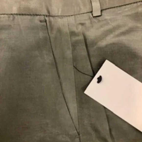 ZARA Cotton Linen Silky Suit Pants, M, NWT - Picture 2 of 6